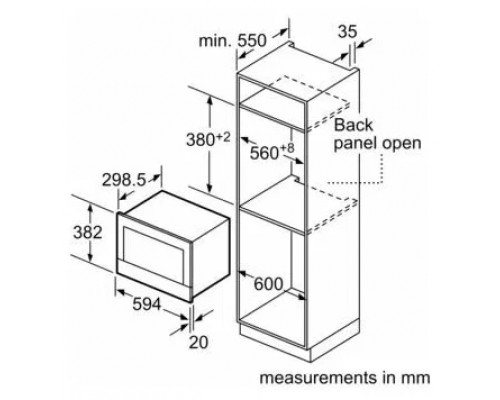 Встраиваемая микроволновая печь Siemens BE634LGS1M