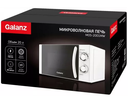 Микроволновая печь Galanz MOS-2001MW белый