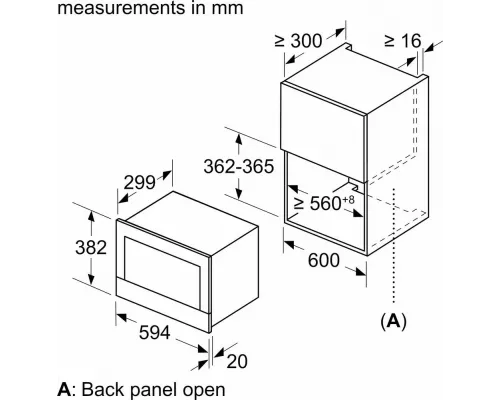 Встраиваемая микроволновая печь Siemens BE634LGS1M