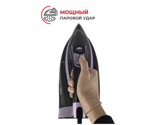 Утюг BEON BN-8709 черный/сиреневый Утюг BEON BN-8709 черный/сиреневый