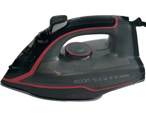 Утюг ECON ECO-BI2405 черный/красный