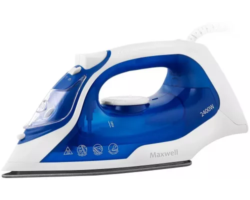 Утюг Maxwell MW-3007 синий/белый