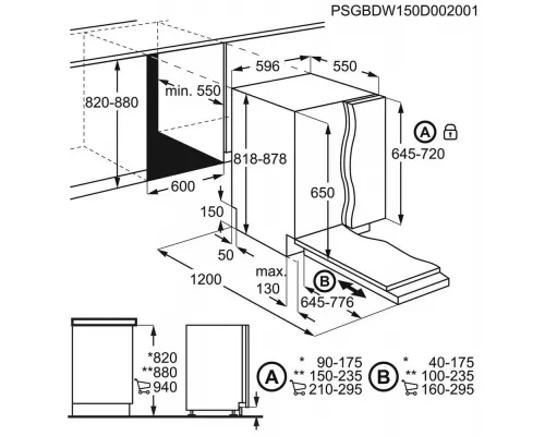 Встраиваемая посудомоечная машина Electrolux EES47320L
