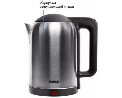 Чайник BBK EK1809S нерж ст/черный