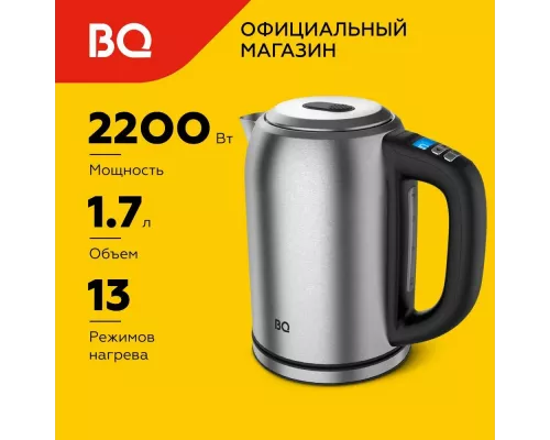 Чайник BQ KT1827SW Black-Silver