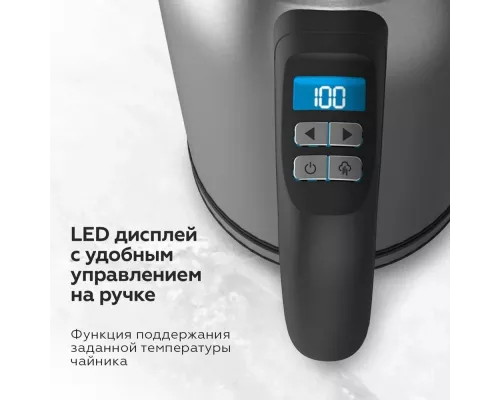 Чайник BQ KT1827SW Black-Silver