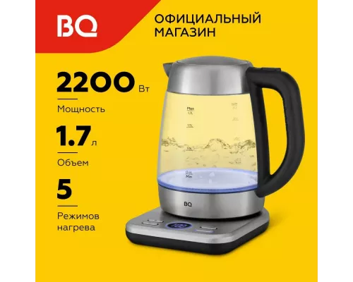 Чайник BQ KT2047G Black-Steel