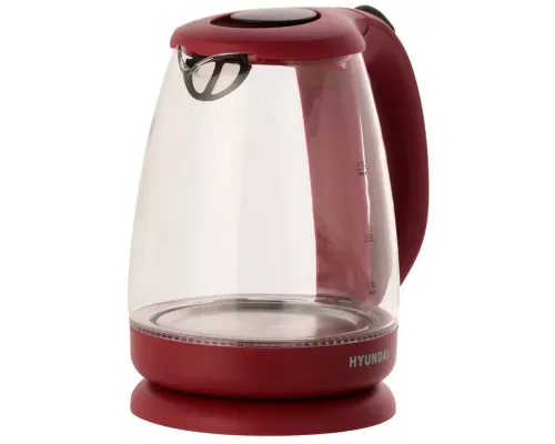 Чайник Hyundai HYK-G1002 бордовый