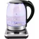 Чайник MAUNFELD MGK-614BK серебристый/черный стекло