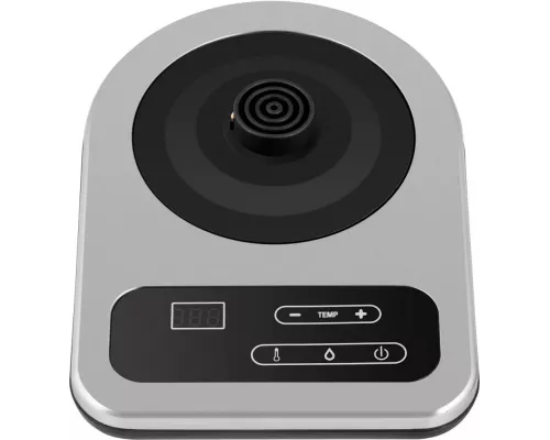 Чайник MAUNFELD MGK-614BK серебристый/черный стекло