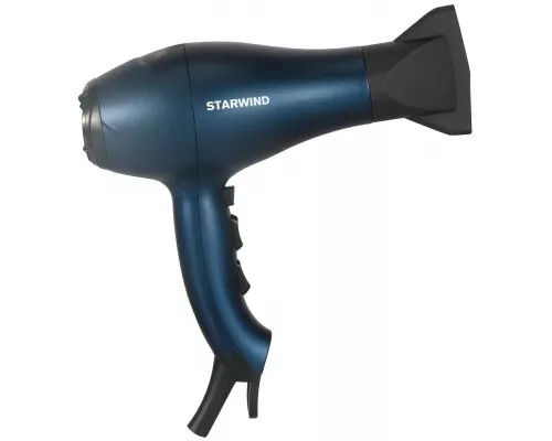 Фен StarWind SHD 6062 черный/синий