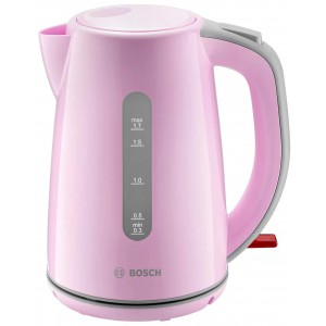 Чайник BOSCH TWK 7500K, розовый/серый