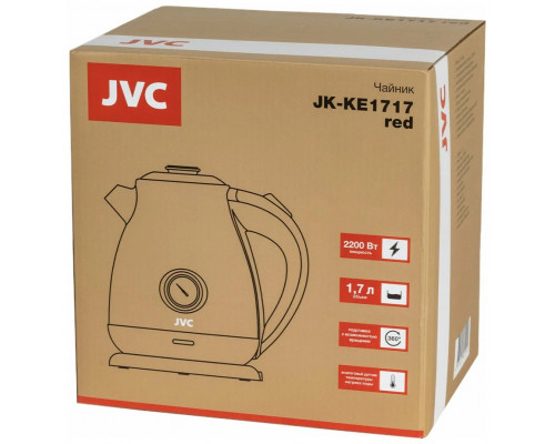 Чайник JVC JK-KE1717 red 