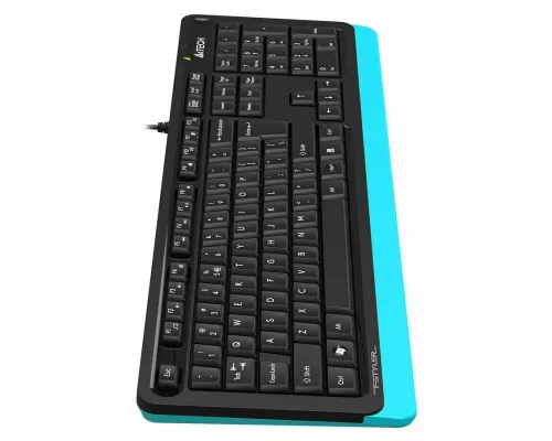 Клавиатура A4Tech Fstyler FKS10 черный/синий