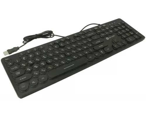 Клавиатура OKLICK 420MRL черный USB