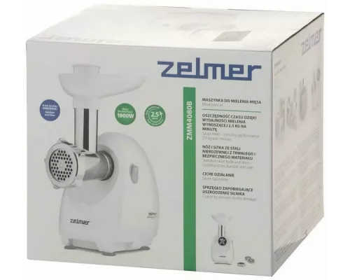 Мясорубка Zelmer ZMM4080B WHITE