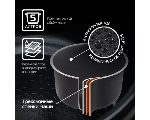 Мультиварка HIBERG MC 590 BB