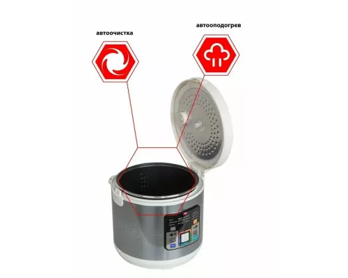 Мультиварка JVC JK-MC509 серебристый/белый