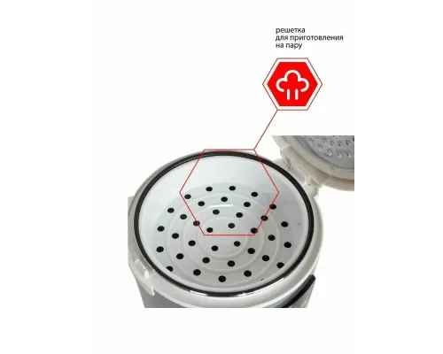 Мультиварка JVC JK-MC509 серебристый/белый