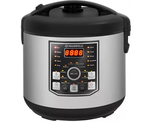 Мультиварка MAUNFELD MPMC-1624S черный/серебристый