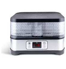 Сушилка для овощей и фруктов BQ FD1001 черный-стальной