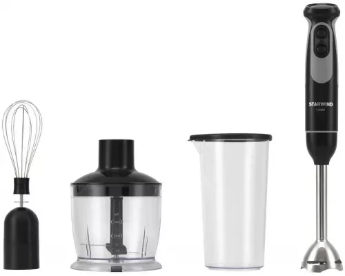 Блендер StarWind SBP3412 черный/серебристый