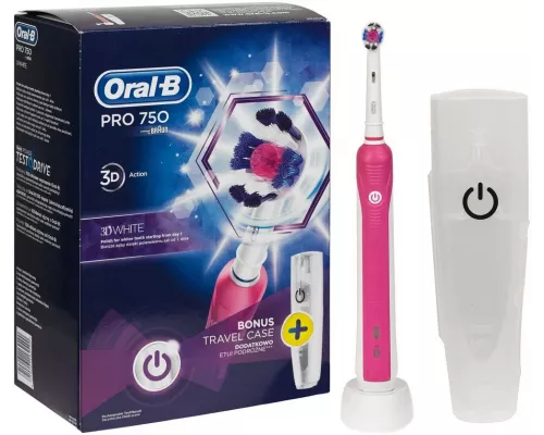 Электрическая зубная щетка Oral-B PRO 750 PINK