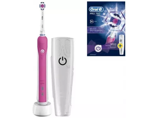Электрическая зубная щетка Oral-B PRO 750 PINK