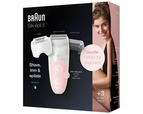Эпилятор BRAUN SES 5-620 + чехол