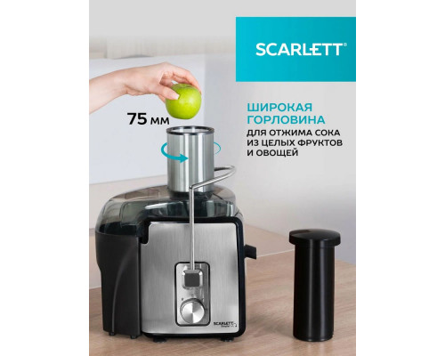 Соковыжималка Scarlett SC-JE50S28 серебристый Соковыжималка Scarlett SC-JE50S28 серебристый