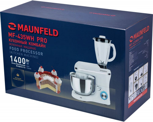 Кухонный комбайн MAUNFELD MF-435WH PRO