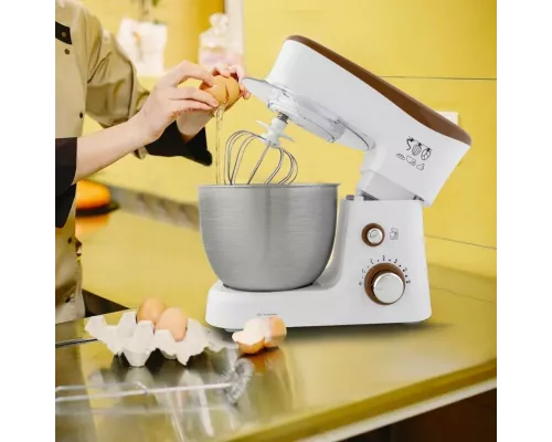 Миксер Endever Sigma-26 белый/коричневый