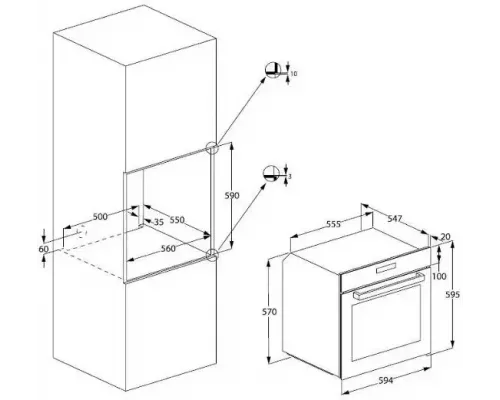 Духовой шкаф Beko BBIS17300BCS черный