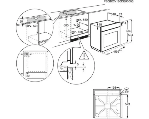 Духовой шкаф Electrolux EOF5C50Z