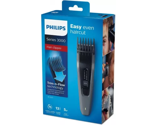 Машинка для стрижки волос Philips HC3520/15 серый/черный