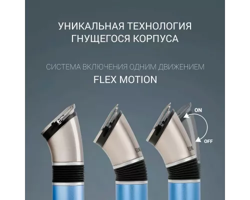 Машинка для стрижки волос Polaris PHC-0401RB голубой металлик