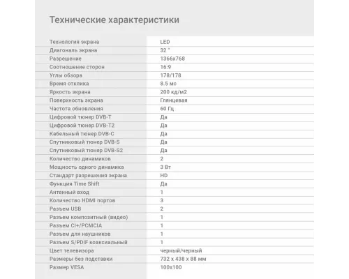 Телевизор DIGMA DM-LED32MBB21