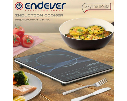 Настольная плита Endever IP-32 черный Настольная плита Endever IP-32 черный
