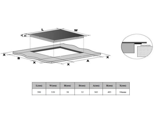 Варочная поверхность Weissgauff HV 642 BS