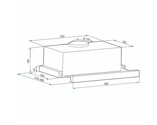 Встраиваемая вытяжка Graude DHF 60.0 W