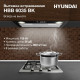 Вытяжка встраиваемая Hyundai HBB 6035 BK 