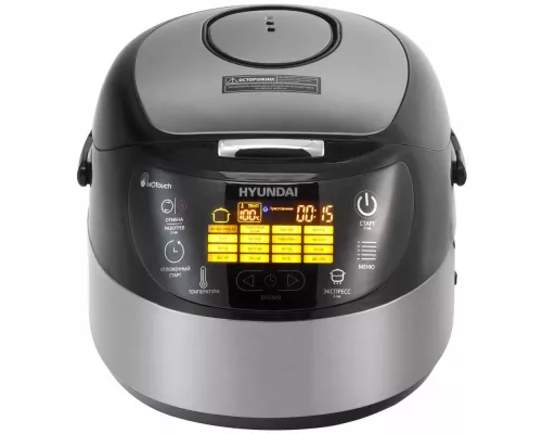 Мультиварка Hyundai HYMC-1610 серебристый/черный