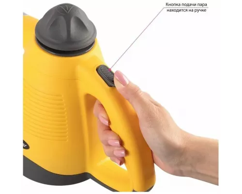 Отпариватель Endever Odyssey Q-442 черный/желтый