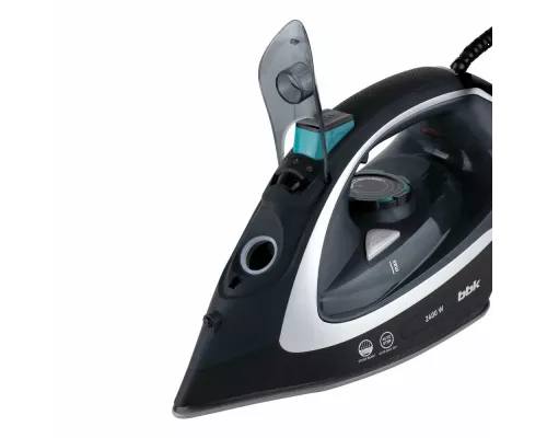 Утюг BBK ISE-2405 черный/серебро