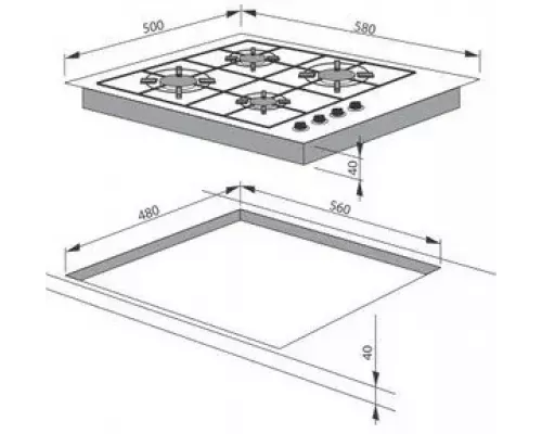 Варочная поверхность Hansa BHGI63112015