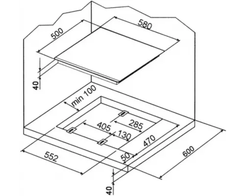 Варочная поверхность Hansa BHGI63112015