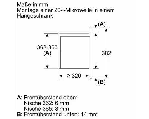 Встраиваемая микроволновая печь Bosch BFL523MW3