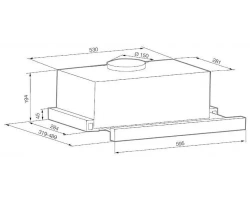 Встраиваемая вытяжка Graude DHF 60.0 W