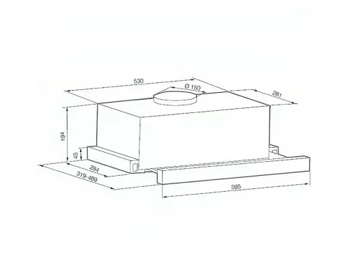 Встраиваемая вытяжка Graude DHF 60.0 W