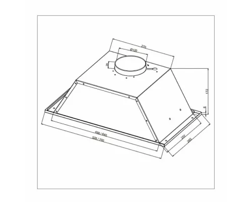 Встраиваемая вытяжка NORDFROST FB 6060 Y